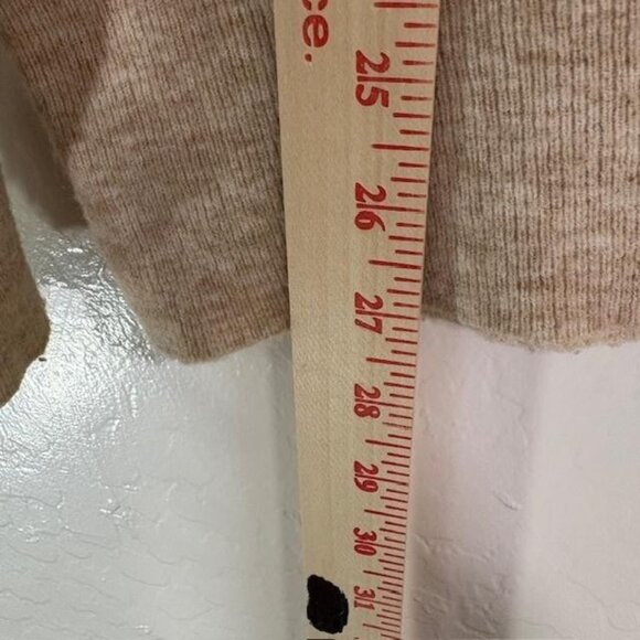 Jenni Kayne Sweater Womens Extra Small Beige Crewneck Merino Wool Cashmere Blend - Picture 8 of 8